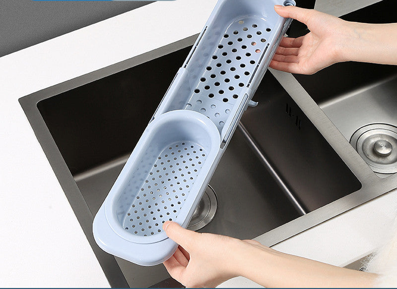 Organizador de fregadero ajustable extendido