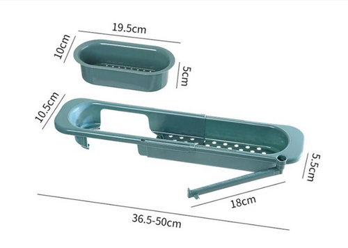 Medidas del organizador de fregadero: extensible de 36.5 a 50 cm
